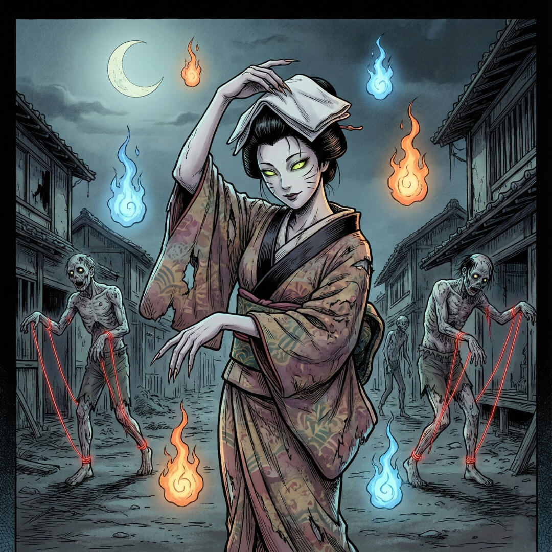 bakeneko_yokai_woman